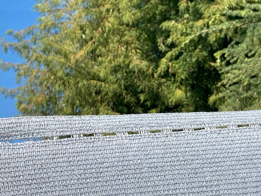 Elegant light grey Light grey shading fence screen