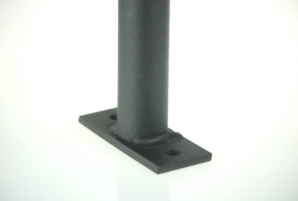 Poteau Tubolario anthracite à sceller Pour panneau Classic 2000 et pas seulement!