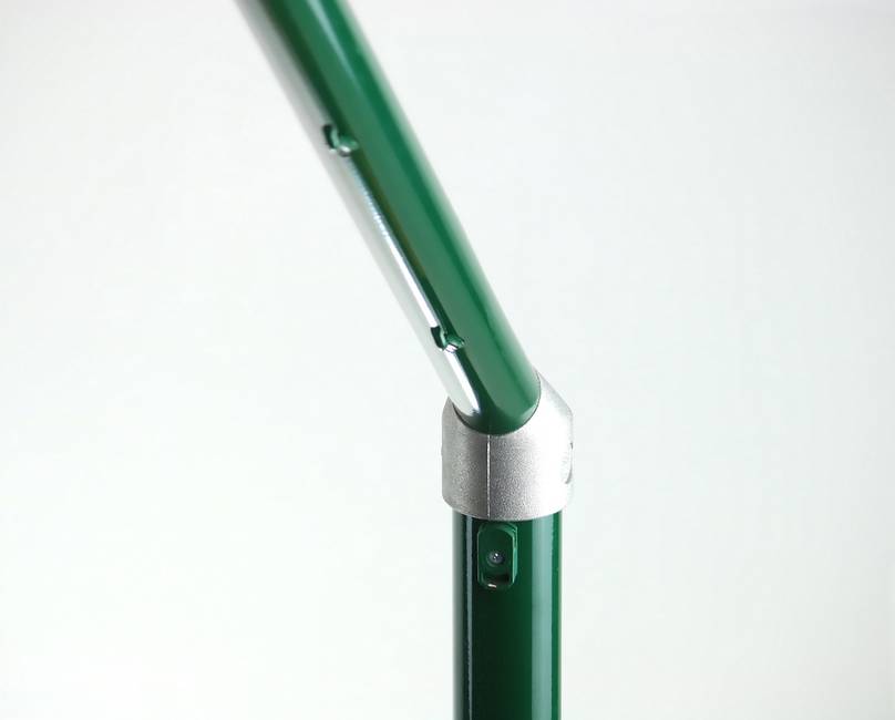 Inwards Ø 48 mm round post extension Added protection against intruders for round posts