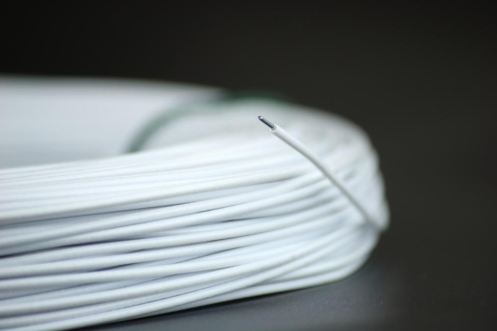 Fil d'attache Ø 1.5 blanc le fil d'attache blanc et malléable