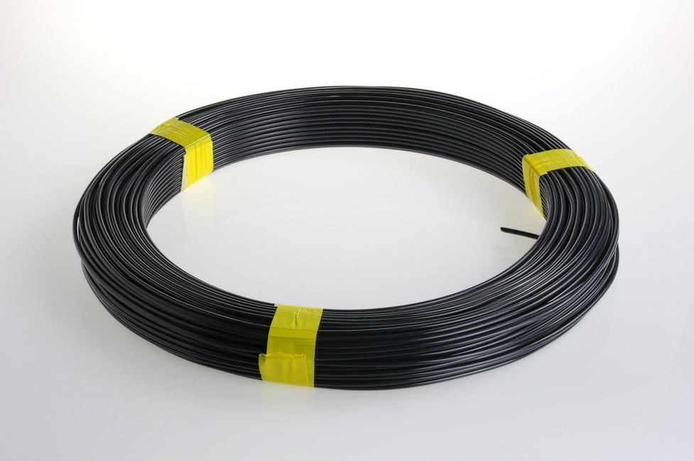 Grey PVC coated tension wire Ø 2.8 mm Strong and effective