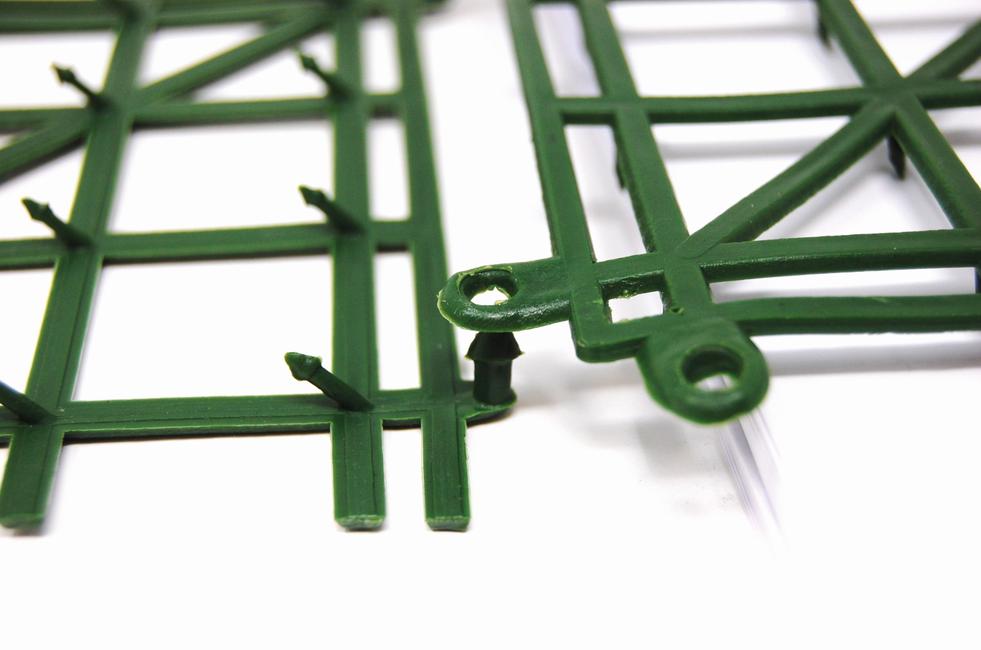 Divy 3D Panel Fern Haie synthétique à feuilles de fougère en modules à composer 