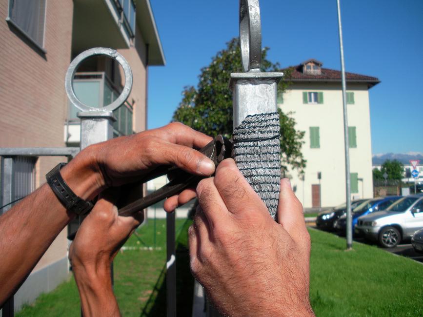 Grey PVC coated tying wire  Ø 1.8 The best tying wire