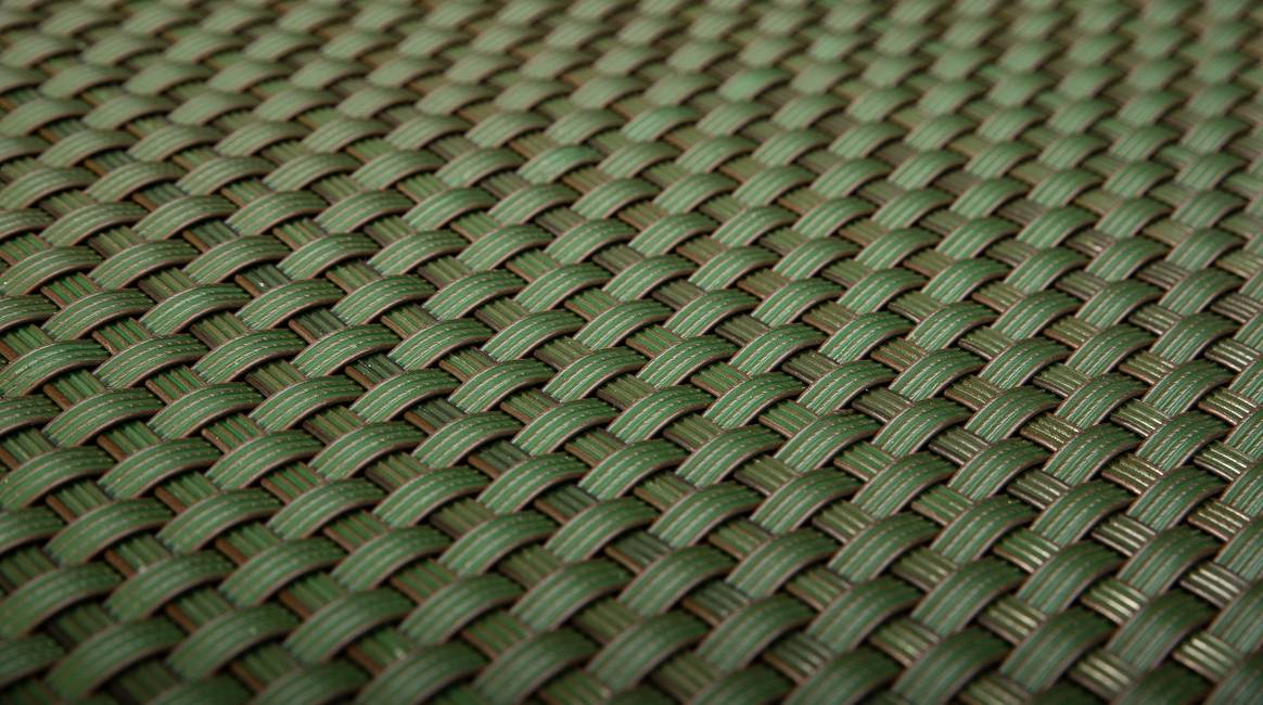 Bande brise-vue vert Résine tressée en bande pour panneau rigide