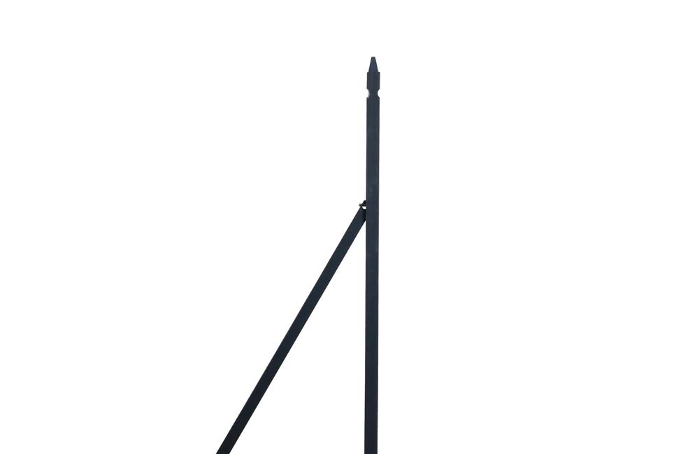 Basic grey L-shaped brace arm The elegant L-shaped brace arm