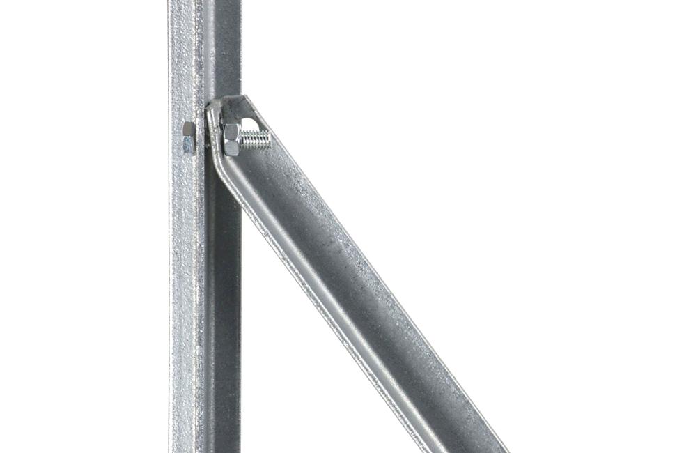 Basic galvanized L-shaped brace arm Stainless L-shaped brace arm