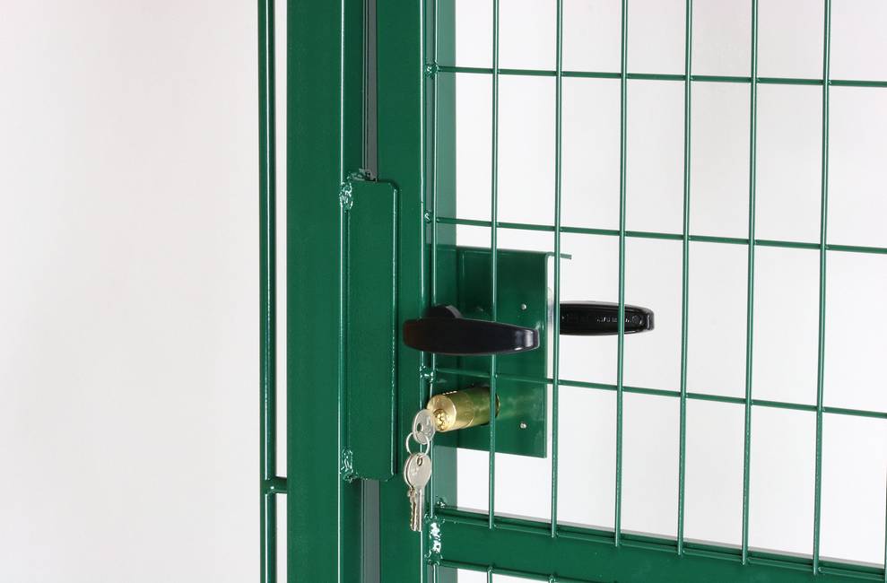 Cancello Base grigio 2 ante Completo e conveniente