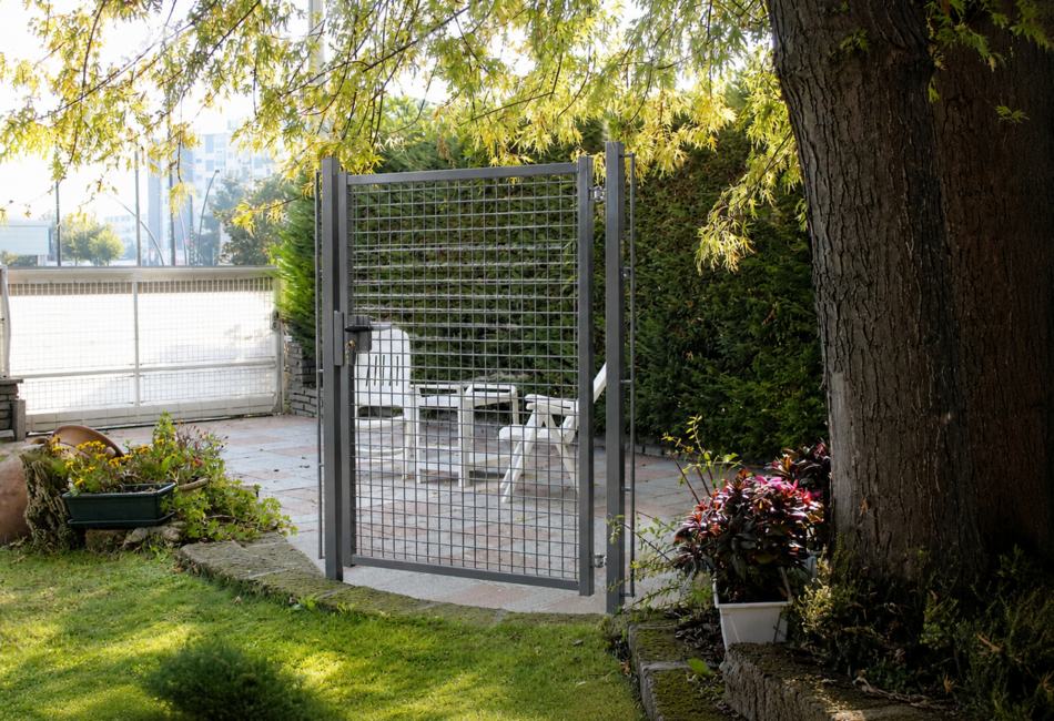 Cancello Standard grigio 1 anta Il cancello robusto
