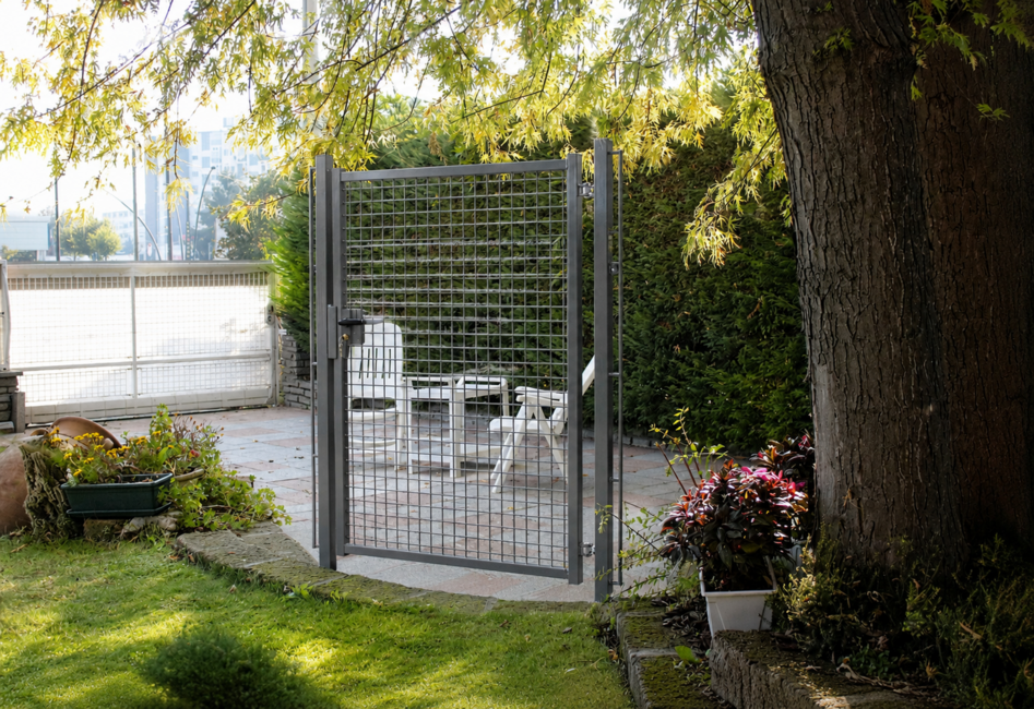 Cancello Standard grigio 2 ante Il cancello robusto