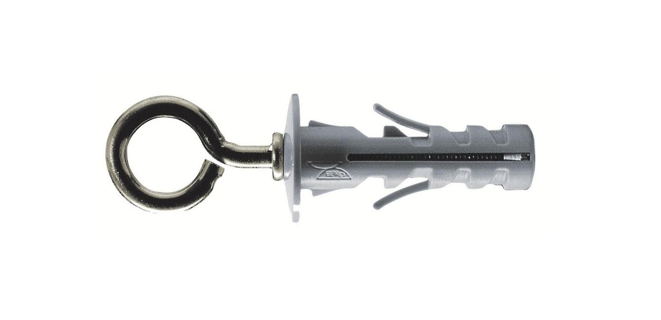 Casa nylon eye plug anchor For fixing fencing to a wall