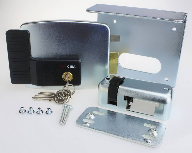 Cisa electric left lock The electric lock to push to the left