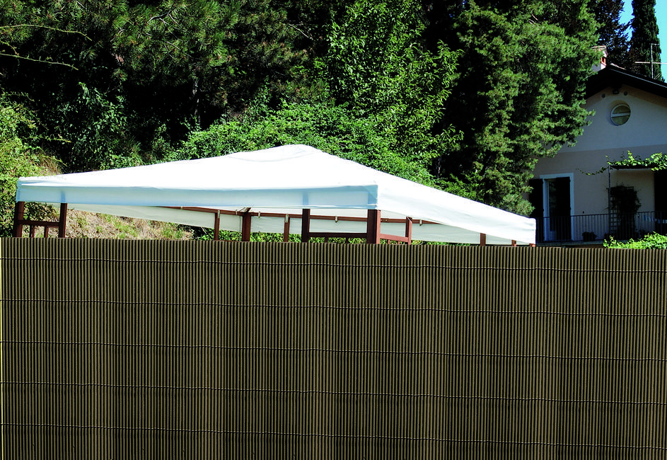 Colorado marron Canisse pvc à imitation naturelle