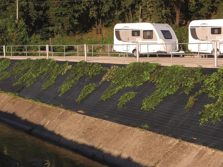 Cover pro black Weed control mulching fabric