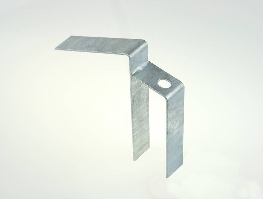 Galvanized swing gate centre stop to be cemented For gates positioned in difficult terrain