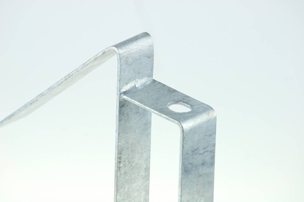 Galvanized swing gate centre stop to be cemented For gates positioned in difficult terrain