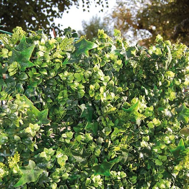 Divy Saltus Haie synthétique à feuilles de sous-bois avec de pratiques modules à composer