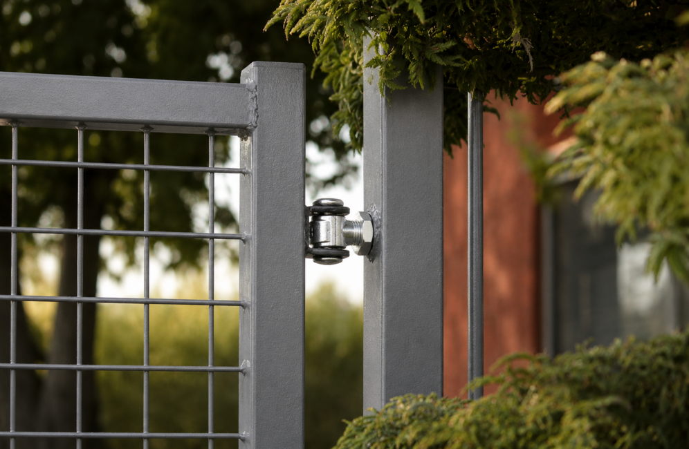 Driveway Standard grey gate The robust gate