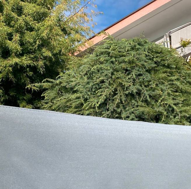 Elegant grigio chiaro XL Rete tessuta a schermatura totale