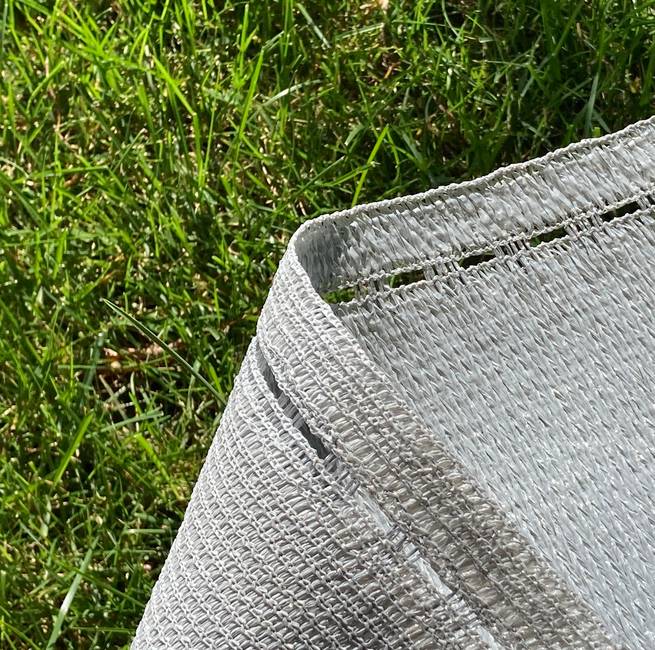 Elegant grigio chiaro XL Rete tessuta a schermatura totale