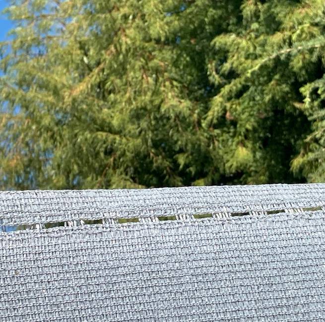 Elegant gris clair XL Brise-vue à occultation totale