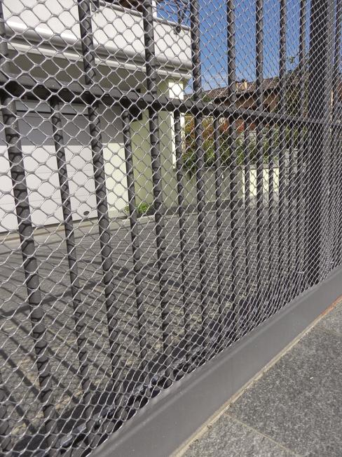 Exagon silver Non-cut sides net