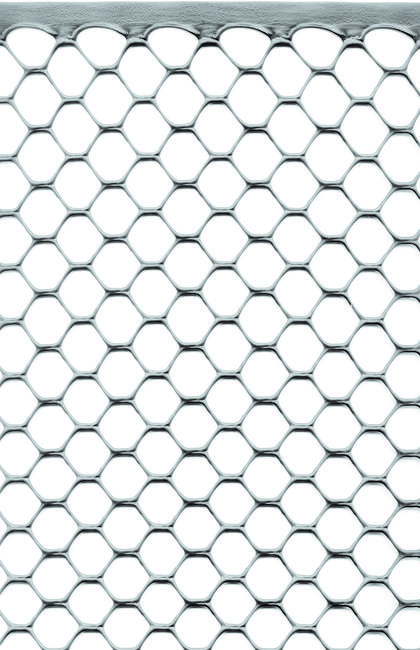 Exagon argent Filet aux bords lisses non tranchants