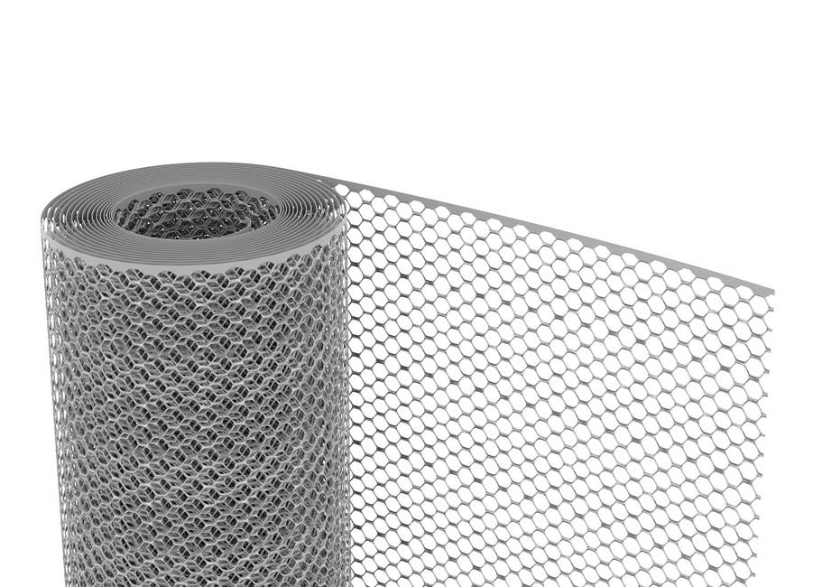 Exagon silver Non-cut sides net