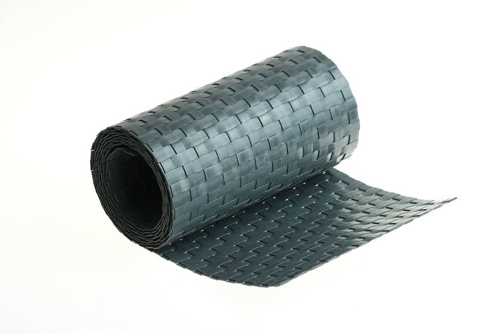 Fence panel strip rattan look dark grey Rattan look strip for panel