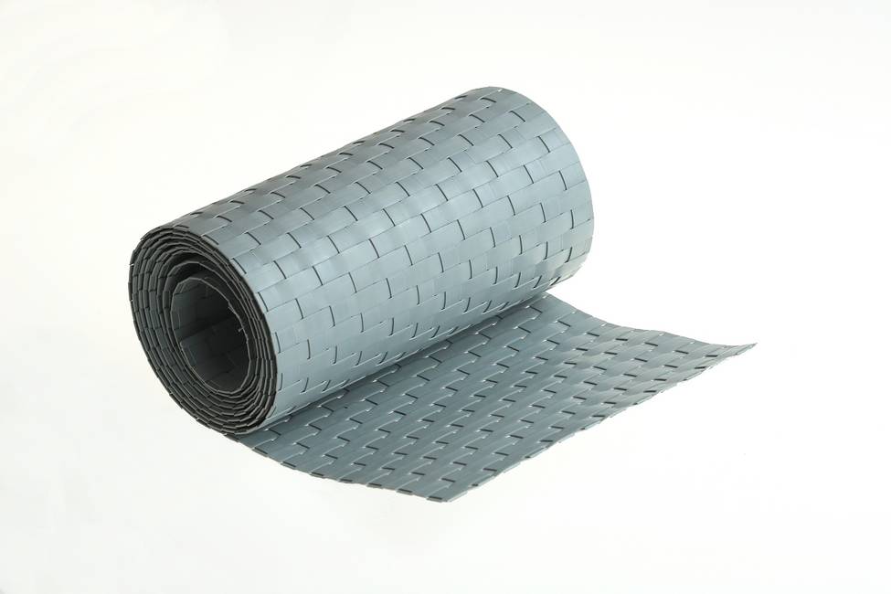Fence panel strip rattan look grey Rattan look strip for panel