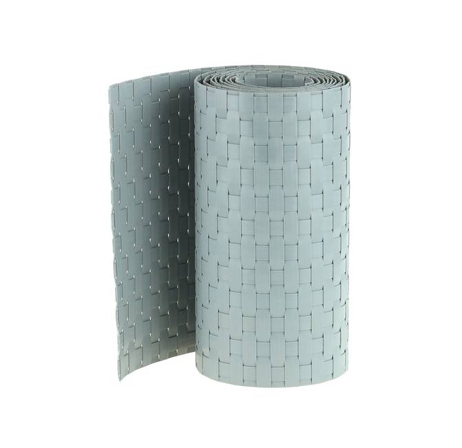 Fence panel strip rattan look grey Rattan look strip for panel