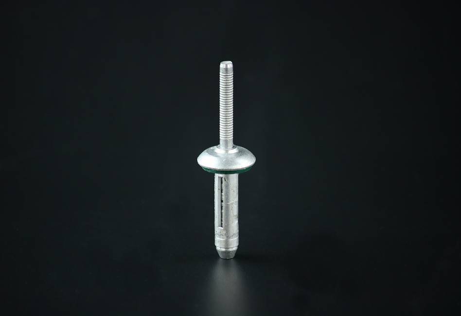 Blind rivet complete with gasket Designed for Copertec fall protection system