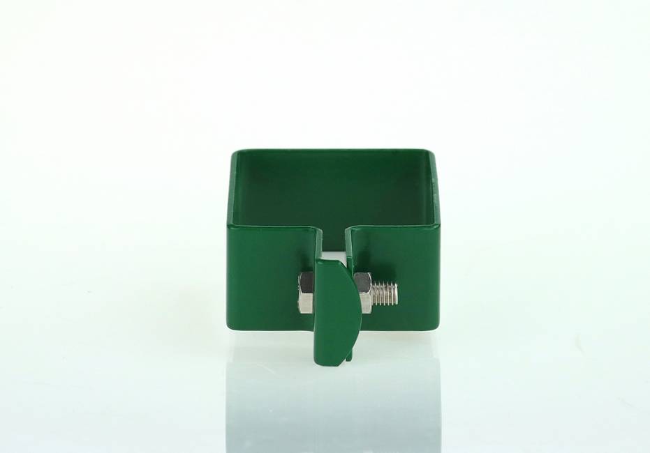 Collier pour poteau ou profilé carré Collier pour poteau carré de section 60x60 mm