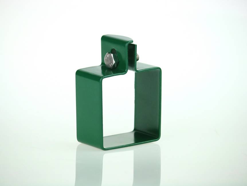 Collier pour poteau ou profilé carré Collier pour poteau carré de section 60x60 mm