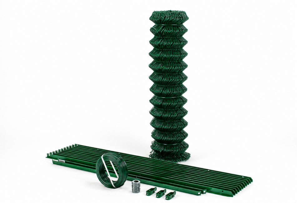 Ground mounted 25 mt chain link mesh fence kit Cheaper and easier