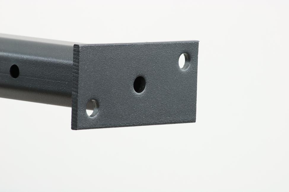 Jardipoto gris Le poteau avec platine pour Jardipano