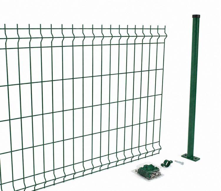 Kit 20 mt. recinzione a pannelli Classic antracite con collari Il modo per recintare con i pannelli, più facile ed economico