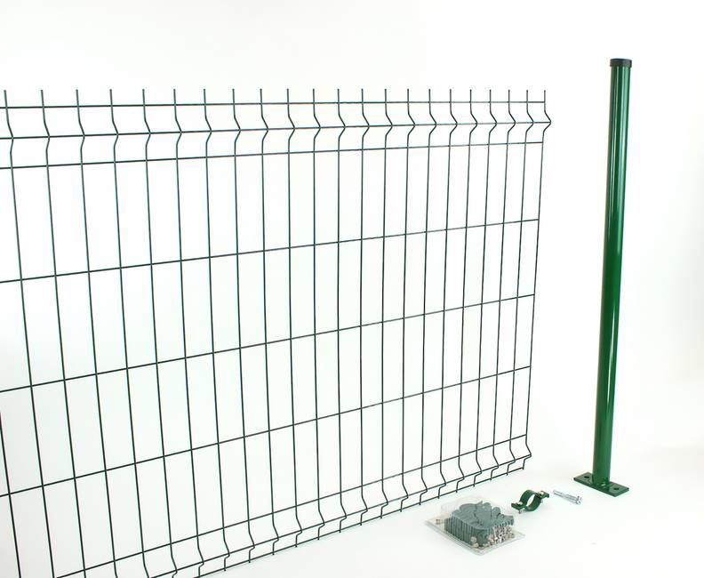 Kit 20 mt. recinzione a pannelli Classic verde con collari Il modo per recintare con i pannelli, più facile ed economico