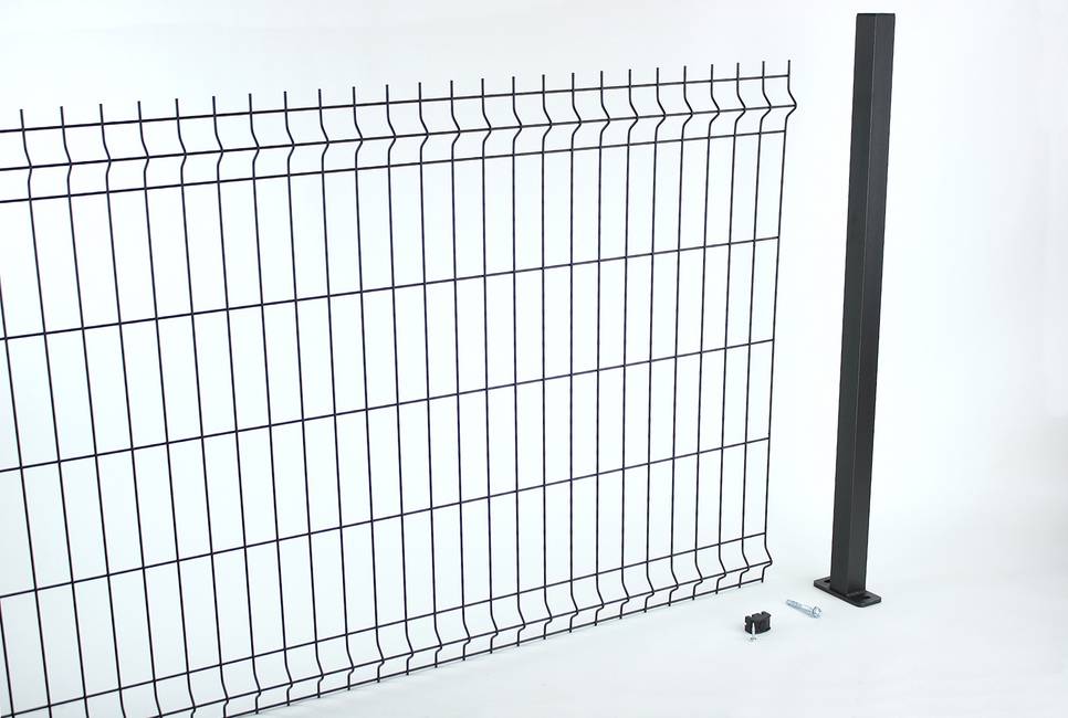 Kit 20 mt. recinzione a pannelli Medium antracite con autoforanti Il modo per recintare con i pannelli, più facile ed economico