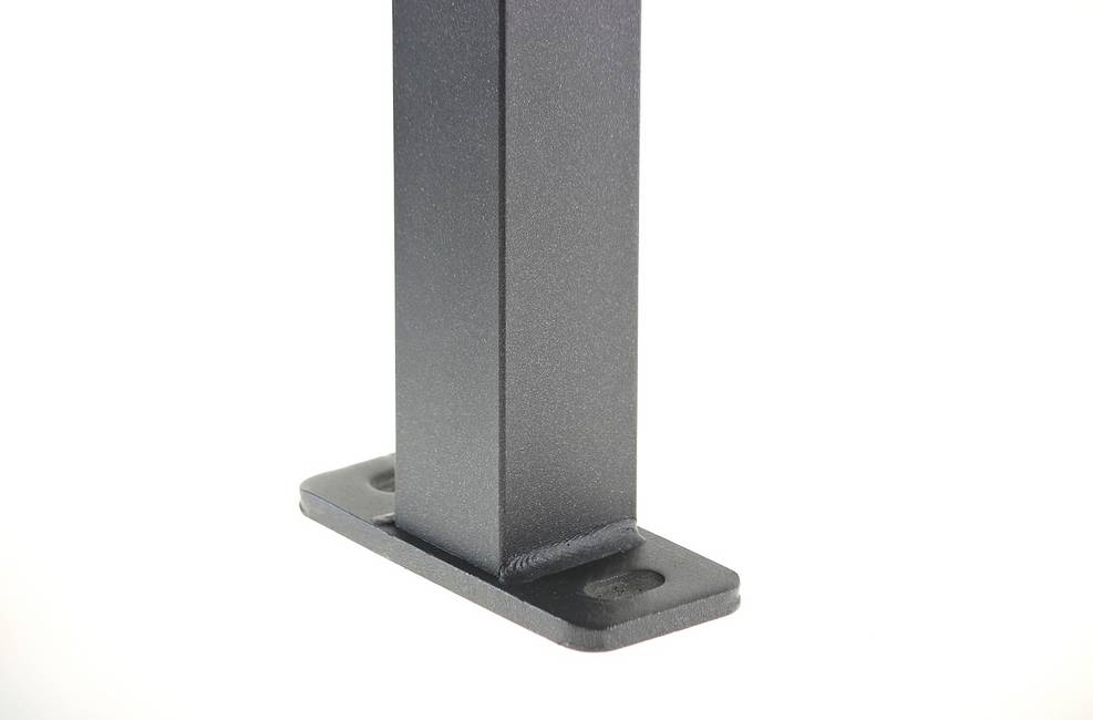 Kit de clôture à panneaux Medium anthracite 20 m avec colliers La façon la plus simple et économique de clôturer avec des panneaux
