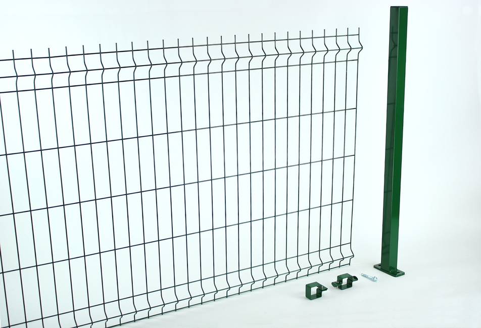 Kit de clôture à panneaux Medium vert 20 m avec colliers La façon la plus simple et économique de clôturer avec des panneaux