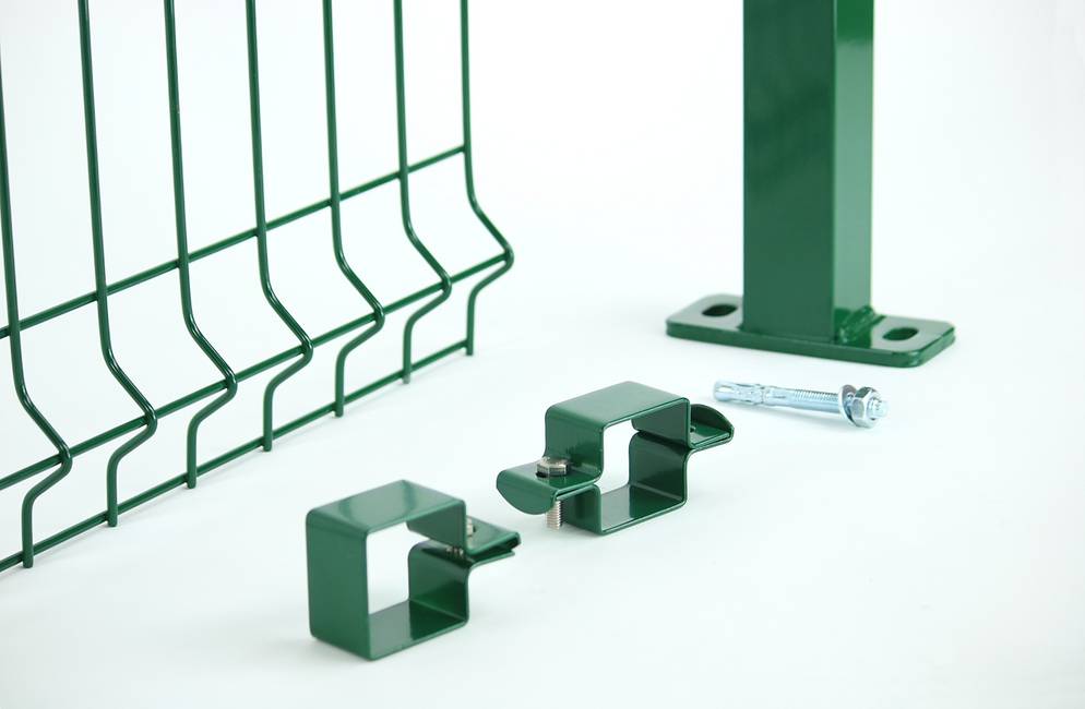 Kit de clôture à panneaux Medium vert 20 m avec colliers La façon la plus simple et économique de clôturer avec des panneaux