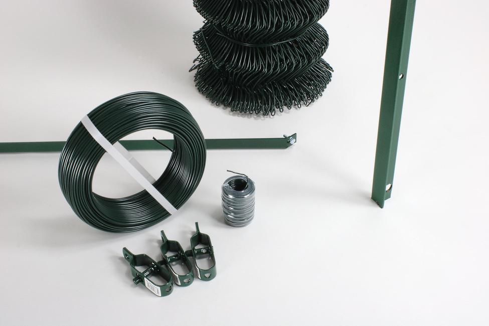 Kit 25 mt. pour clôture sur terrain à maille souple Plus économique et plus pratique