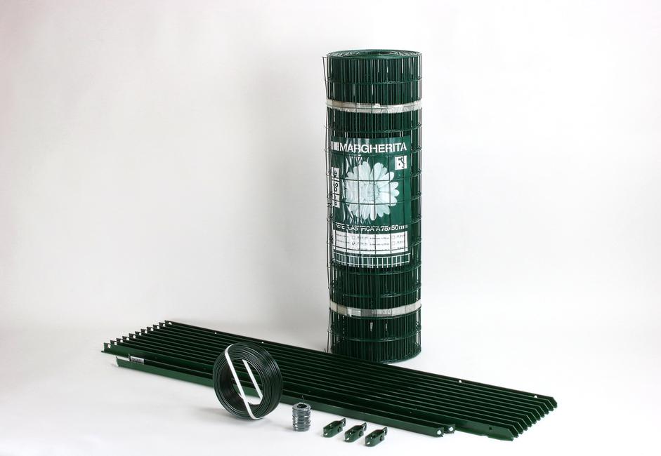 Kit 25 mt. pour clôture sur terrain électro soudée Plus pratique et plus économique