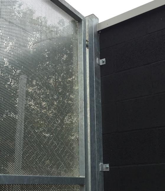 L-shaped anchor plate Corner mount fixing