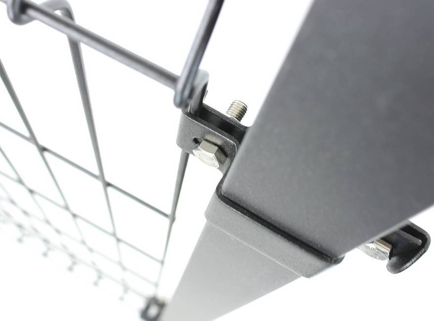 Medium 2000 anthracite panel Strong and cost-effective fencing panels