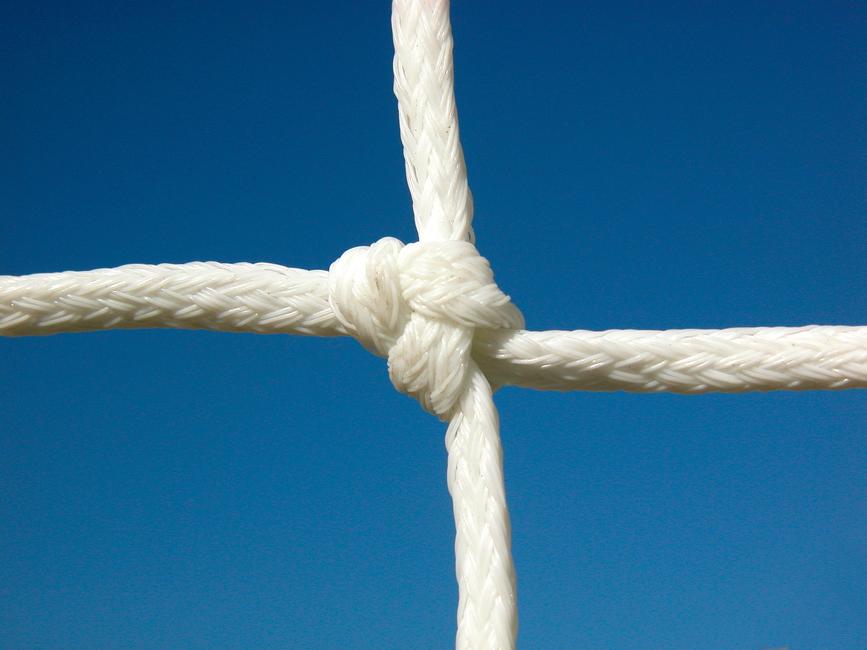 Mini-soccer 4x2 mt net Ø 4 yarn 8-a-side football net