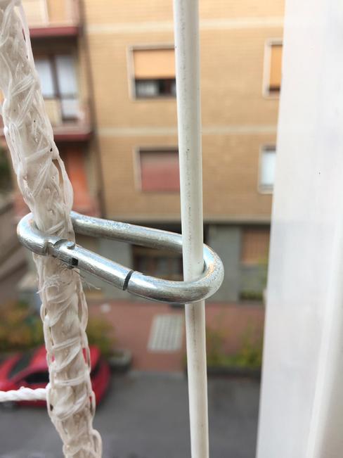 Moschettone pompiere Sempre utile in una recinzione