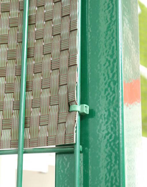 Nastro frangivista bianco Rattan sintetico a strisce per pannell