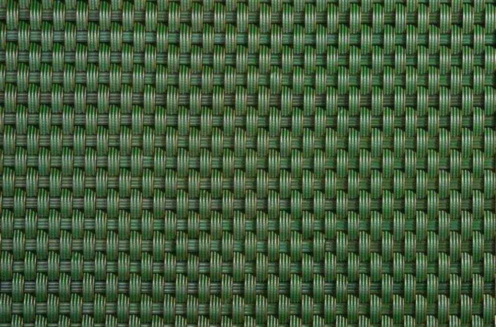 Nastro frangivista verde Rattan sintetico a strisce per pannelli