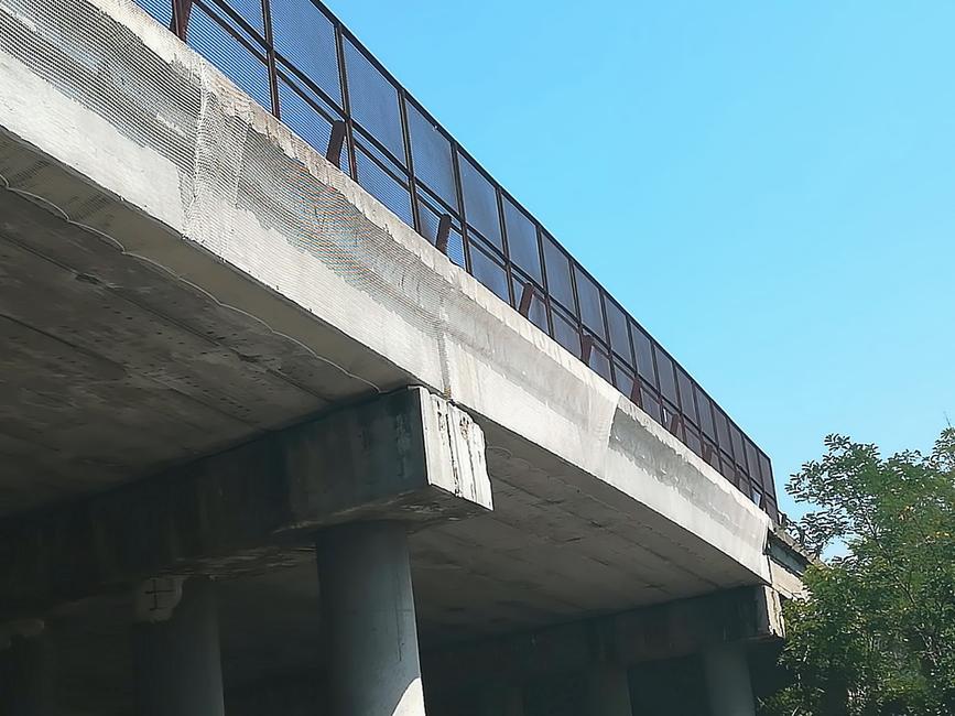 Nylon debris containment net The protection net for your safety